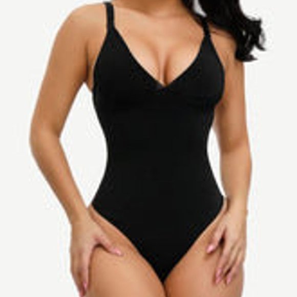 Curve Creator Breathable Sexy Adjustable Strap Solid Color Full Body Shaperwear